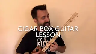 Your Cheatin' Heart: 1 finger cigar box guitar lesson