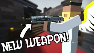 Trying the NEW *KRUNKER.IO* WEAPON, BLASTER! Feelin like a Stormtrooper! (Blaster Gameplay)