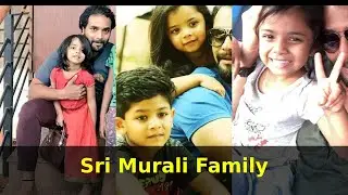 Sri Murali Family - Wife, son and daughter