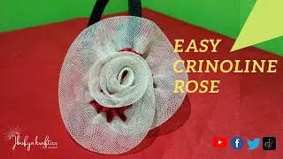 Как сделать розу-кринолин своими руками
