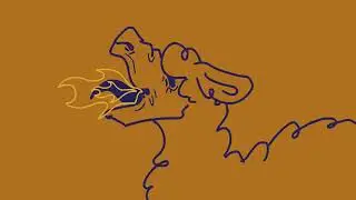!FLASH WARNING! | Impact Frames | Animation | Dinosaur Nuggets Art