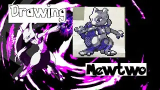 Drawing Mewtwo - PiXELs with Quiever
