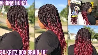 AFRI NAPTURAL KRITZ BOX BRAIDS 18