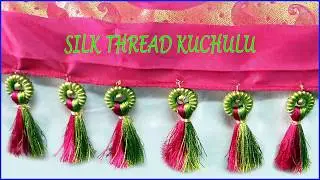 party wear saree kuchu designs / tassels