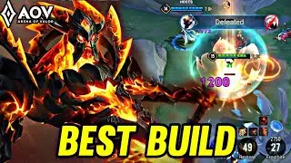 AOV : ZILL GAMEPLAY | BEST BUILD - ARENA OF VALOR LIÊNQUÂNMOBILE ROV