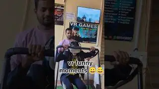 A boy enjoy 😀 scared 😧😳 of roller coaster ride 😂 #vrfail #rollercoaster #360video #vrfail