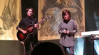 Tegan and Sara - People don't realise it's The Con X tour, sad/triggering songs + The Con