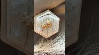 Little dainty flower stud earrings