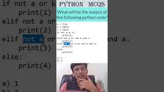 Python MCQ Explained Briefly | Python Programming Short #infytqmcq #infytq  #pythonprogramming