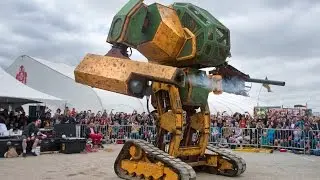 MegaBots at Maker Faire 2015: World Debut of the Mk. II Mech