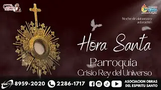 Transmisión en vivo de la Hora Santa desde la Parroquia Cristo Rey del Universo.