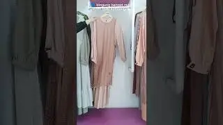 Outfit cantik banget buat  kondangan nih. 😍🌹✨#gamis #syari #mutif #konten #style #islam #muslimah