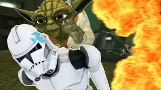 Saving Yoda From A Explosion - Gmod Star Wars RP