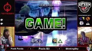 Nemesis II: Punk Panda (Wolf) vs. BlinkingSky (Link) - Pools B3 - Project M