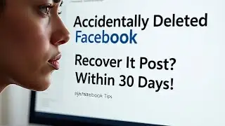 Accidentally Deleted Facebook Post? 😱 Recover It Within 30 Days! | Facebook Tips JBBCOMPUTER CLASSES