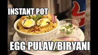 Instant Pot Egg Biryani | Pressure Cooker Egg Biryani