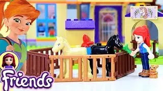 Lego Friends Mia's Foal Stable Build Review Silly Play - Kids Toys