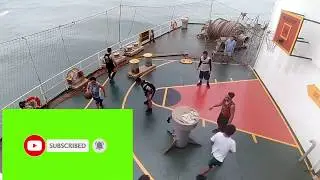 Basketball sa Barko: Matinding Bakbakan! May Nanalo ng Trophy!!! ShipCaptain's Diary