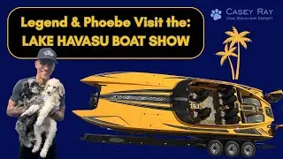 Legend & Phoebe&rsquo;s First Socialization Trip | Lake Havasu Boat Show + Swim Day Adventure!