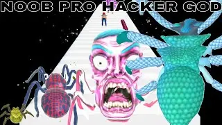 NOOB vs PRO vs HACKER vs GOD in Spider Evolution Run New Release