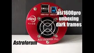 ZWO ASI 1600MM PRO &mdash; распаковка, охлаждение и тест темных рамок