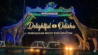 Magical Night at Dheusagar! 🦒✨ | Digha’s Best Amusement Park Tour | Beach Side View | Street View