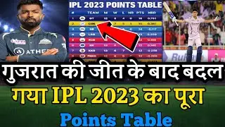 Ipl Points Table 2023|Gt vs srh highlights| Latest ipl points table|