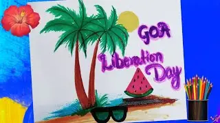 Goa Liberation Day Poster | How To Draw Goa Liberation Day | Goa Liberation Day