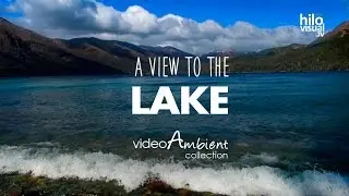 1 HOUR of Relaxing Wave Sounds from the View of the Lake for Meditation, Relax & Unwind