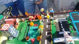 Transport and communication based model by government students #physicsfun