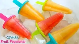 Summer Fruit Popsicles - 3 Ingredients
