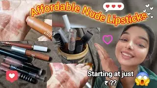 Affordable Nude Lipsticks for Indian Skin Tones|Starting at Just ₹110#NudeLipsticks #lipstick#makeup