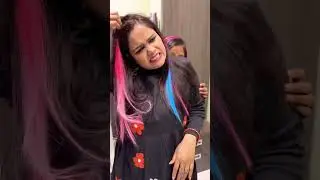 Gangnam style nakli hair hai ye 😃 #family #funny #trending #hrakimasti