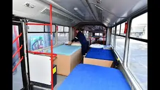 ESHOT Otobüsleri Barınma Aracına Dönüştürüldü