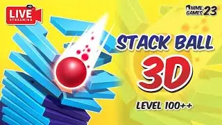 One Ball. One Tower. Endless Pressure😟| LIVE Stack Ball 3D Challenge