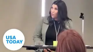 Minnesota state senate candidate gives speech while in labor