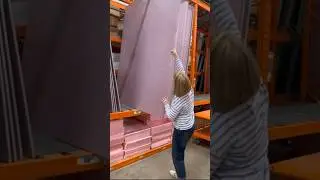 Grab a GIANT foam board at Home Depot...🤯 #homehacks