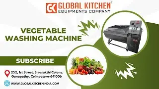 Vegetable Washing Machine By-GLOBAL KITCHEN EQUIPMENTS COMPANY