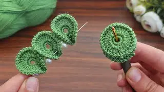 New Perfect Design Crochet 😍 How to make an eye-catching flower crochet 👌Super easy love crochet.