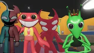 Garten of Banban 8 (gameplay #2) Meeting with Medimon and Kingdom citizens - Mario meme