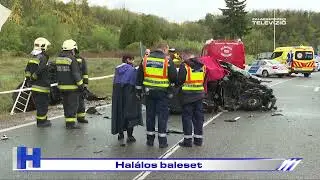 Hal&aacute;los baleset &ndash; ZTV H&iacute;rad&oacute; 2023-10-31