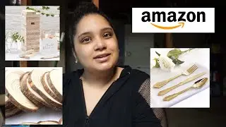 UNBOXING OF AMAZON WEDDING DECOR 📦👰🤵
