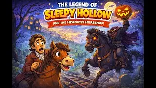 The Legend of Sleepy Hollow and the Headless Horseman 🐎 👀 | Spooky American Folktale for Kids 🎃 👻
