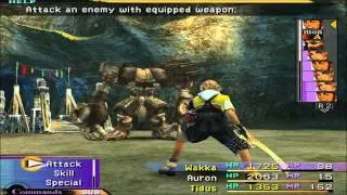 Final Fantasy X Boss Walkthrough-Boss 22 Defender X