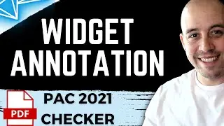 Widget annotation not nested inside a form structure element | PAC 2021 Error | Adobe Acrobat PRO DC
