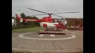 DRF LUFTRETTUNG Christoph 44 alt (BO105) und neu (EC135) am LRZ G&ouml;ttingen