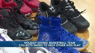 Blennerhassett Middle School basketball team hosts holiday shoe drive