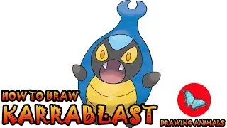 How To Draw Karrablast Pokemon | Drawing Animals