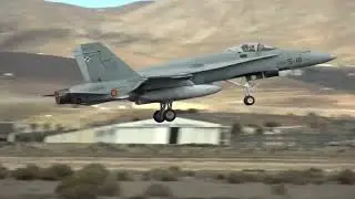 Spain Air Force McDonnell Douglas EF-18A Hornet (15-18) Take Off Gran Canaria GCLP