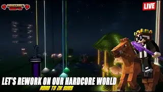 🔴 MINECRAFT LIVE REDESIGING 5K DAYS HARDCORE WORLD #425 #minecraft #live #gaming #shortlive #shorts